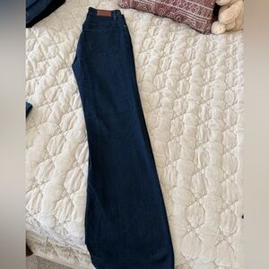 Lucchese Dark Blue Wide-Leg Jeans